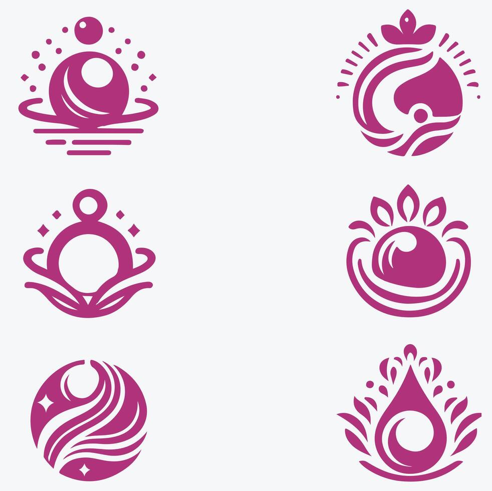Lustrous Pearl collestion logo vector