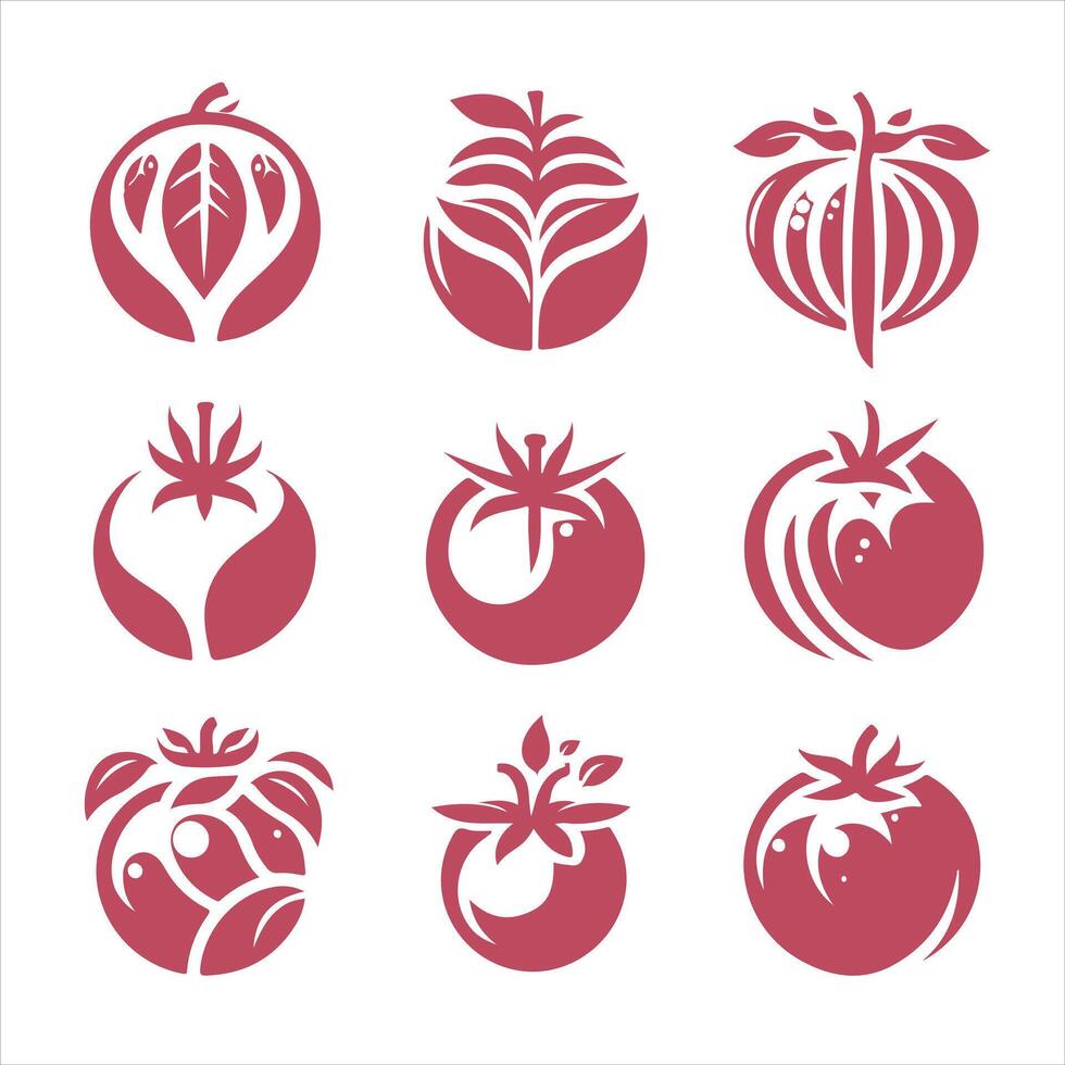 Tomato Essence collestion design vector