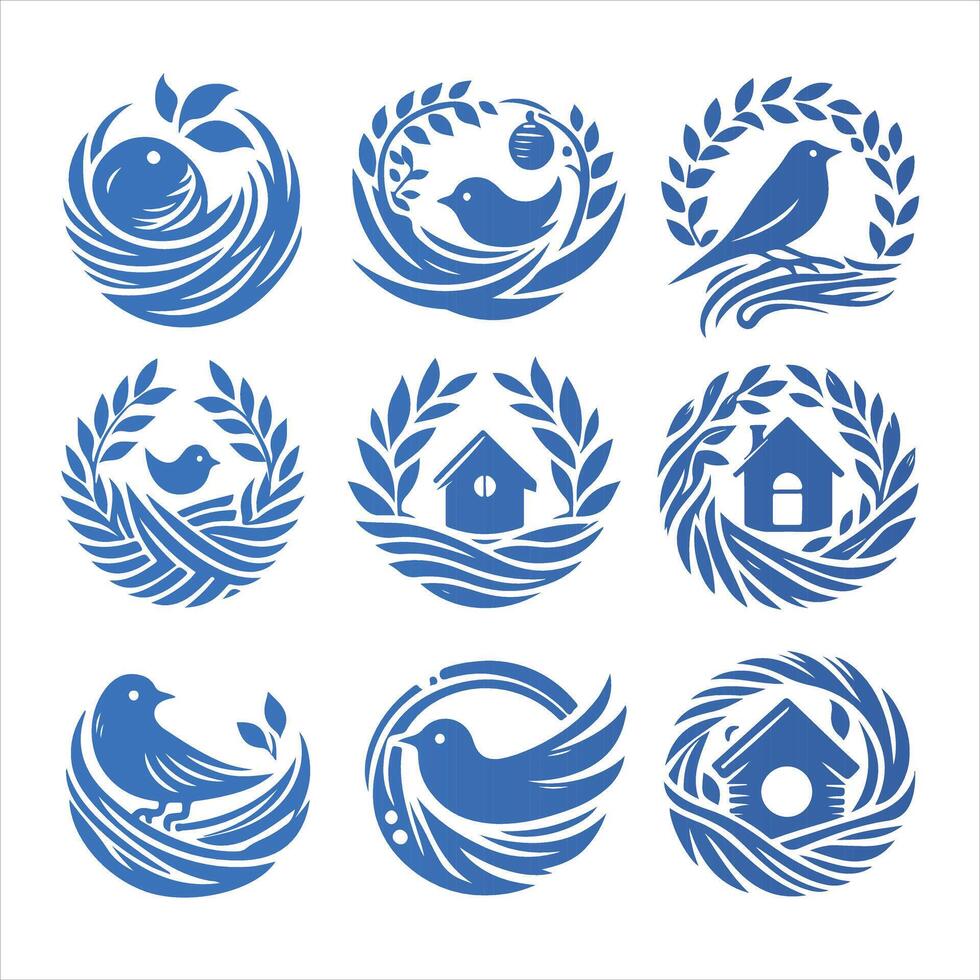 Nest Vibe collection design vector