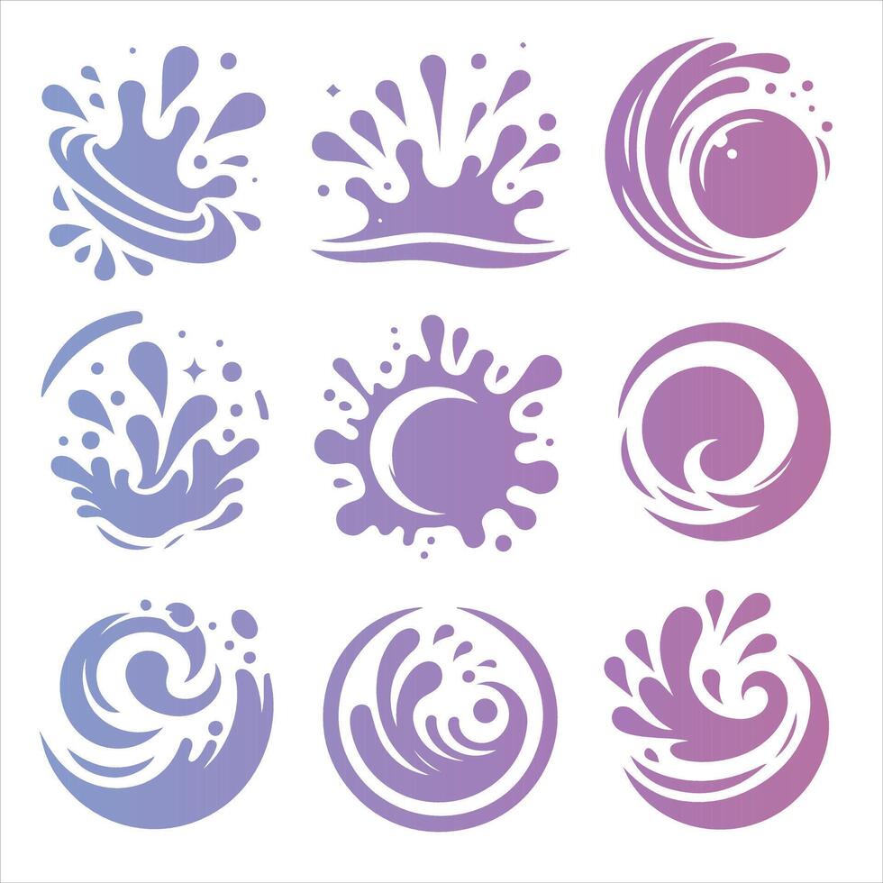 Splash Essence collection logo vector