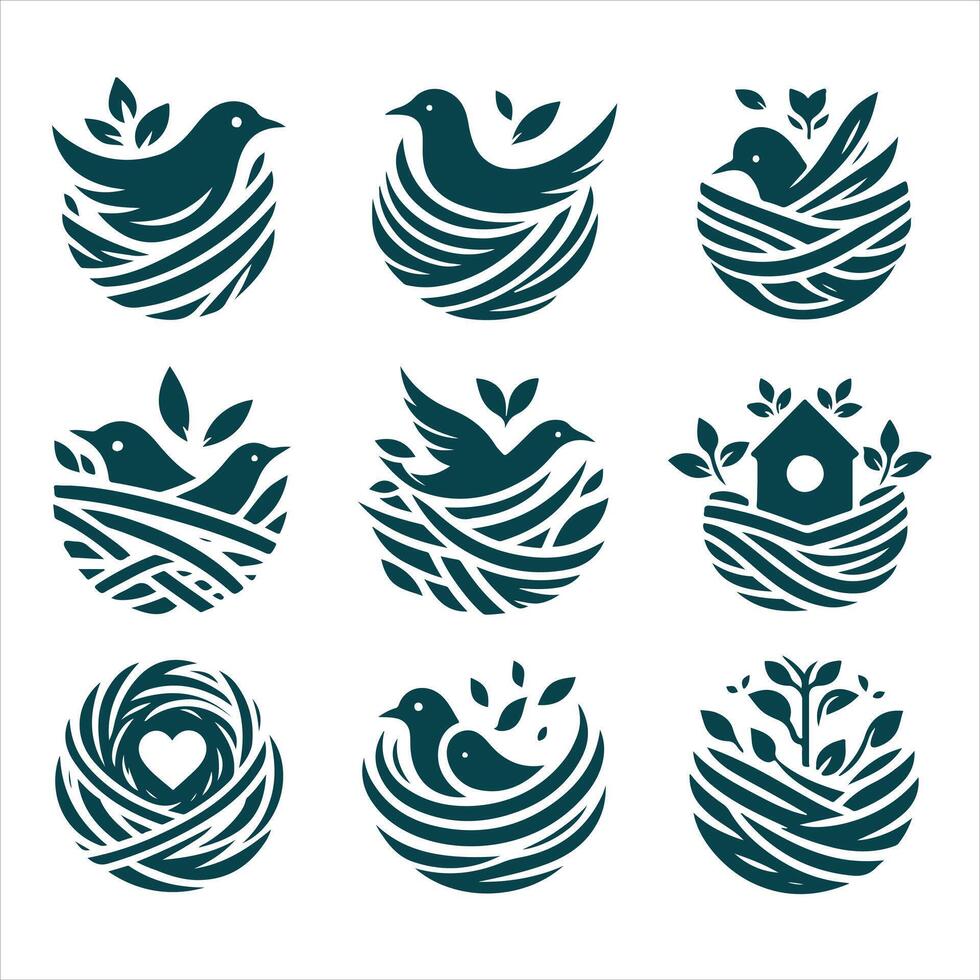 Sky Nest collection design vector