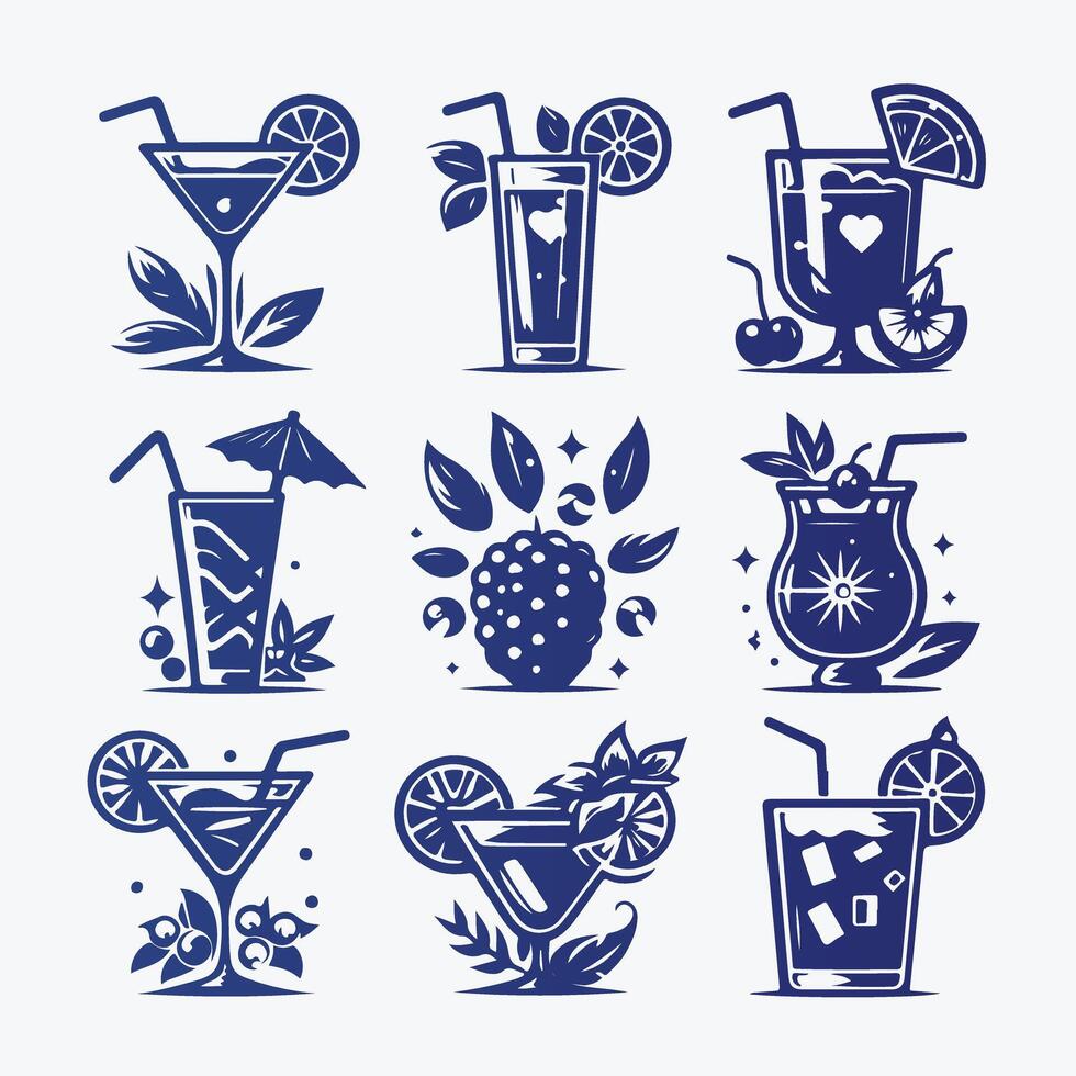Pure Pour collection logo vector