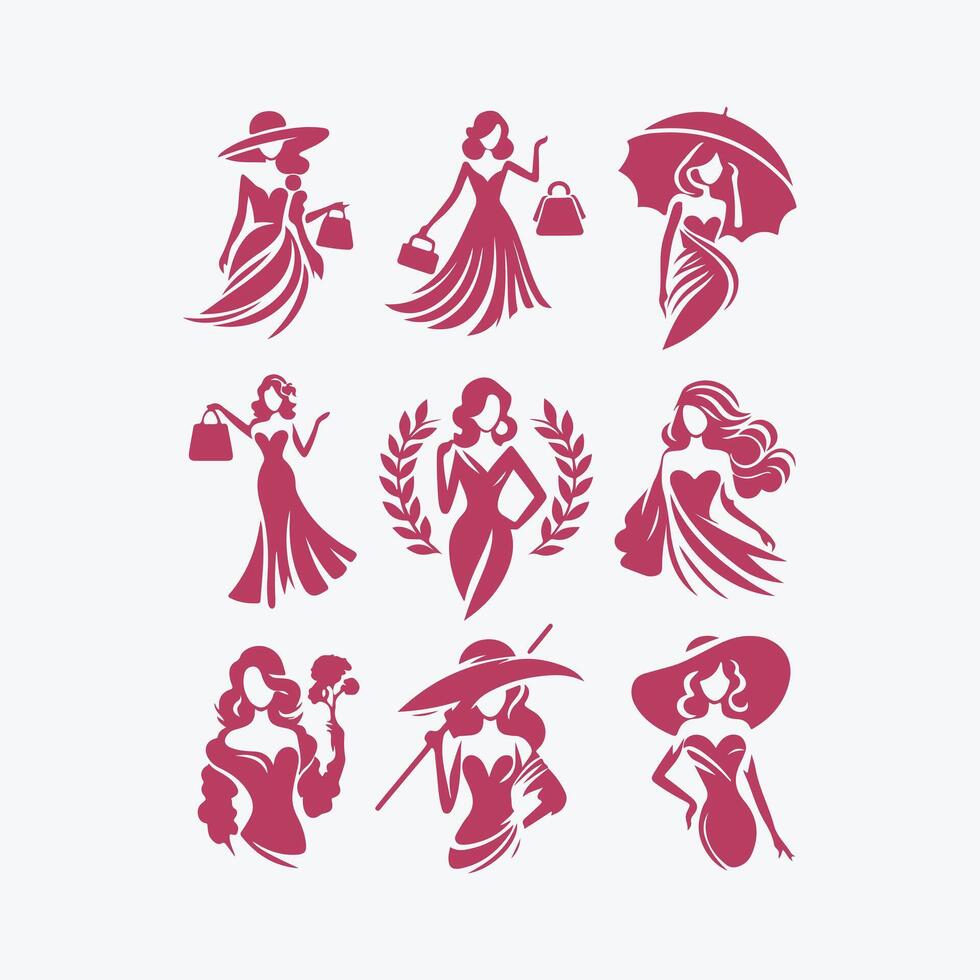 Stylish Reverie collestion design vector