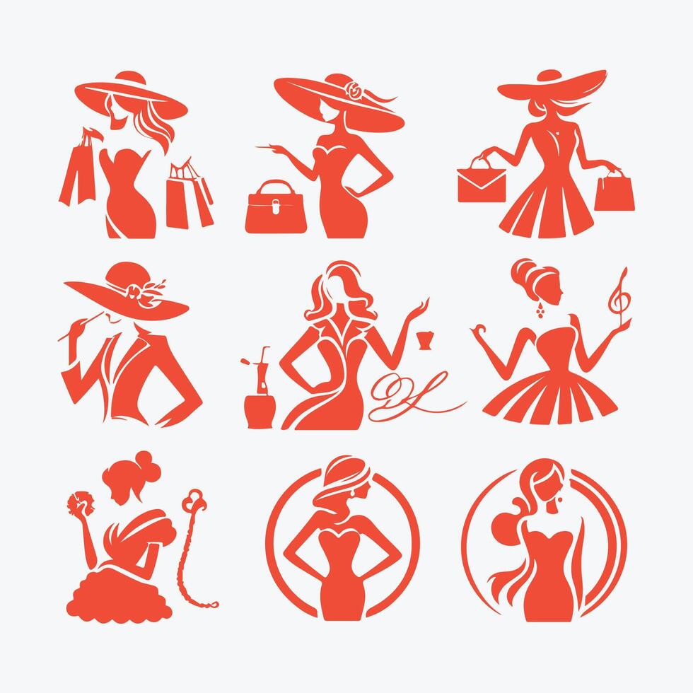 The Chic Muse collestion design vector