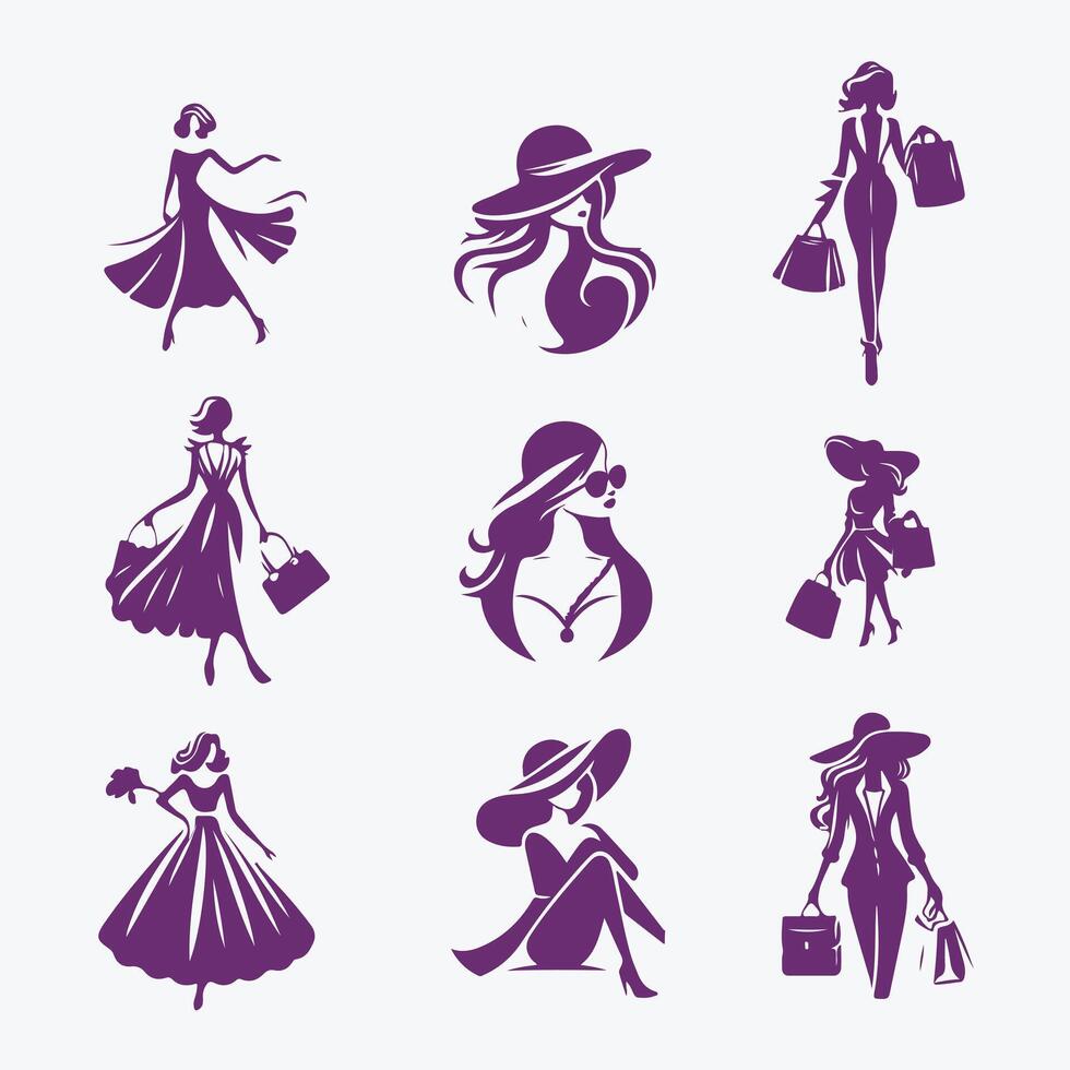 Radiant Rouge collestion design vector