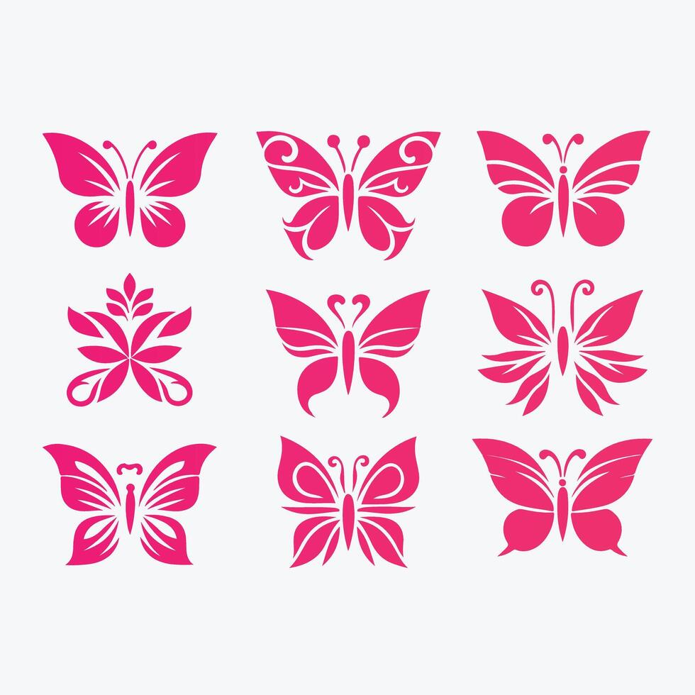 Flutter Fusion collection logo vector