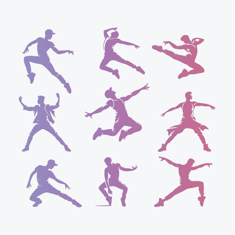 Vibe Step collection logo design vector