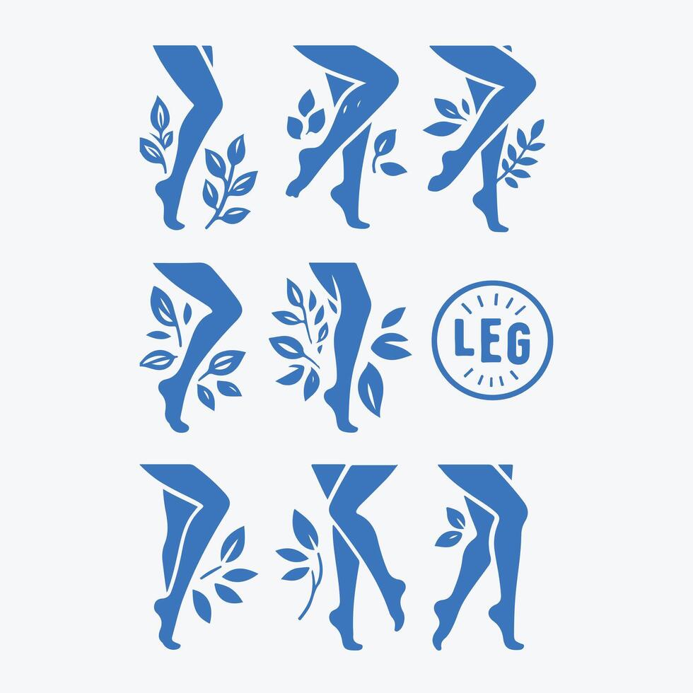 Earthly Steps collection logo design vector
