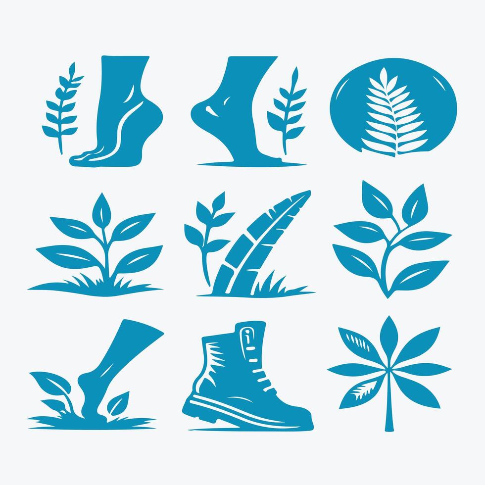 Legs cape collection logo design vector