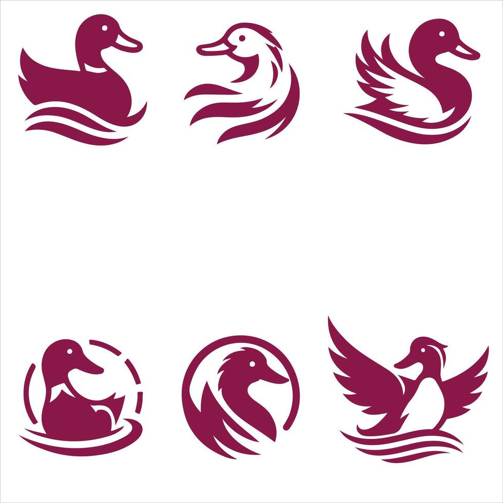Waddle Away collection logo design vector