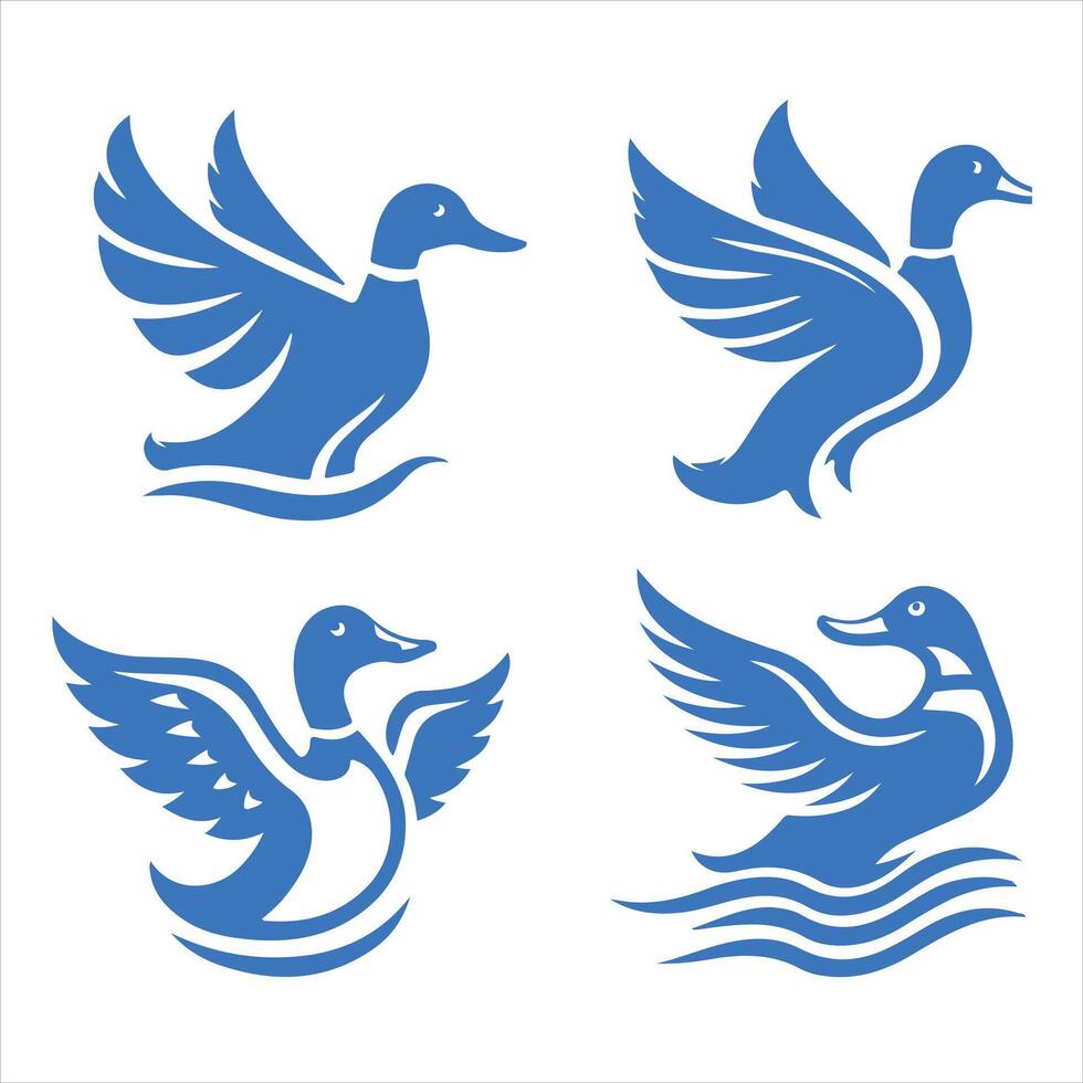 Duckling Dreams collection logo design vector