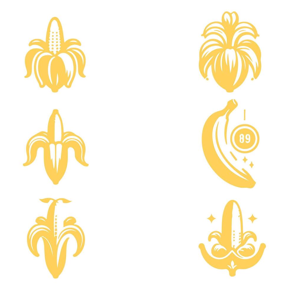 Banana Bay collection logo design vector