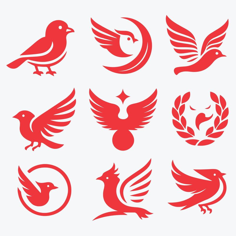 Eagle Song collection logo design vector