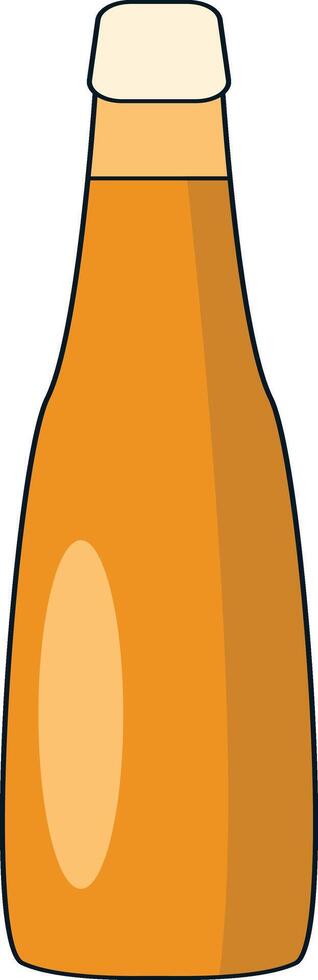 Illustration of beer in glass vector