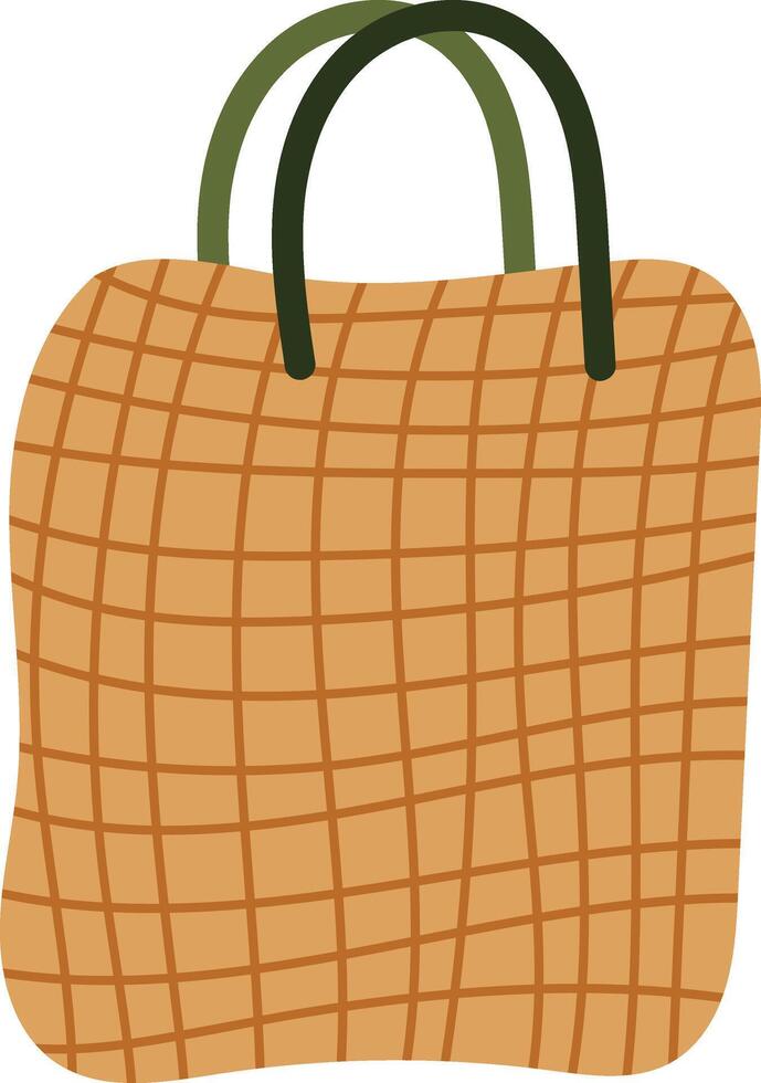 Zero Waste Element in Flat Cartoon Design vector