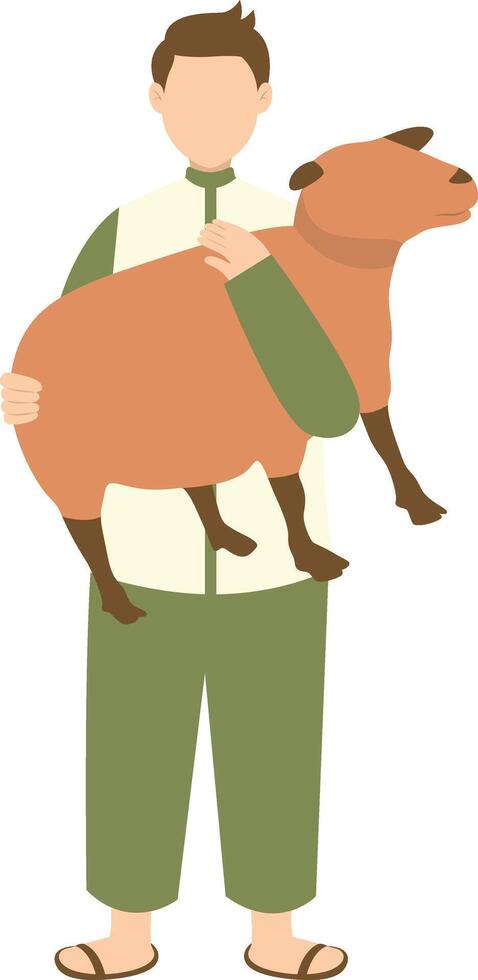 Eid Al Adha Character. vector