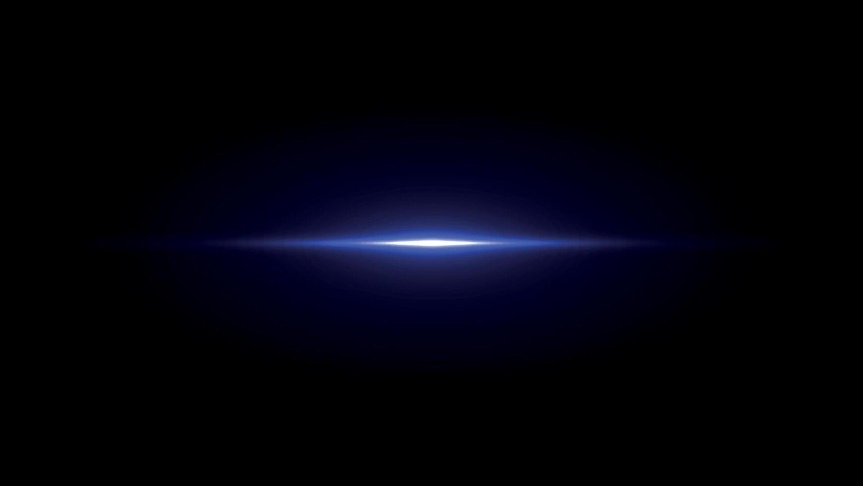 Horizontal Blue Light Streak on Dark Background vector