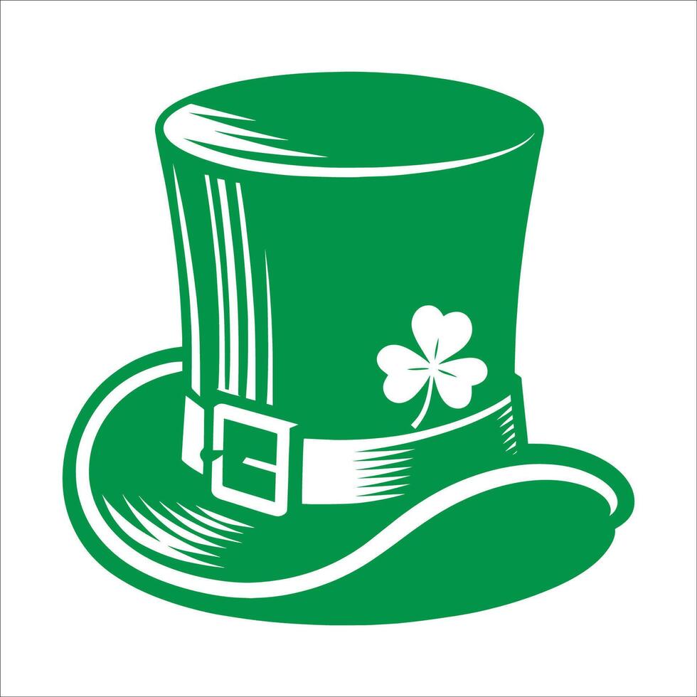 St patricks day hat vector