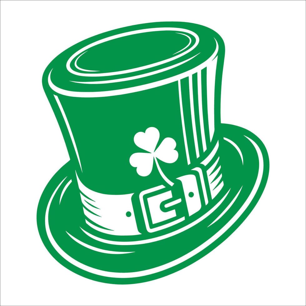 St patricks day hat vector