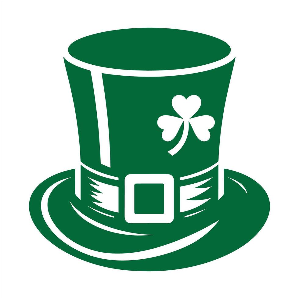 St patricks day hat vector