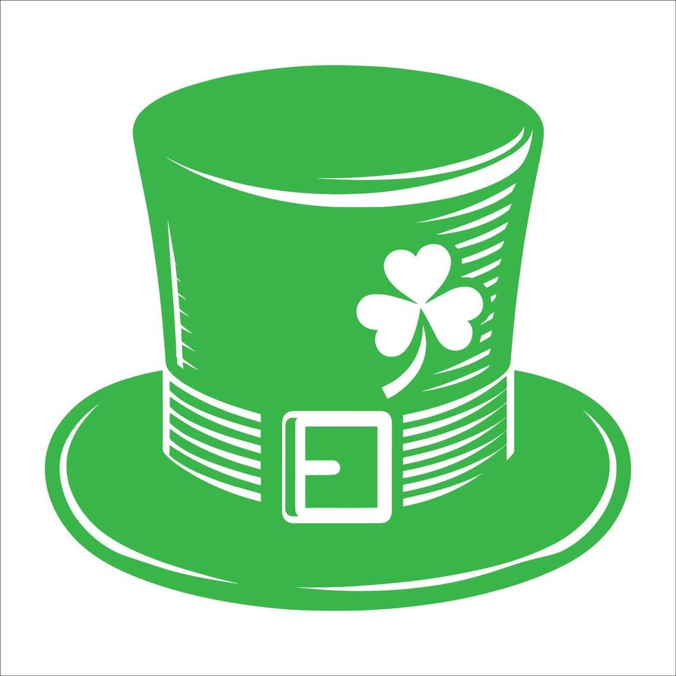 St patricks day hat vector