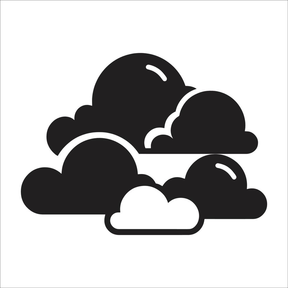 Clouds icon illustration vector