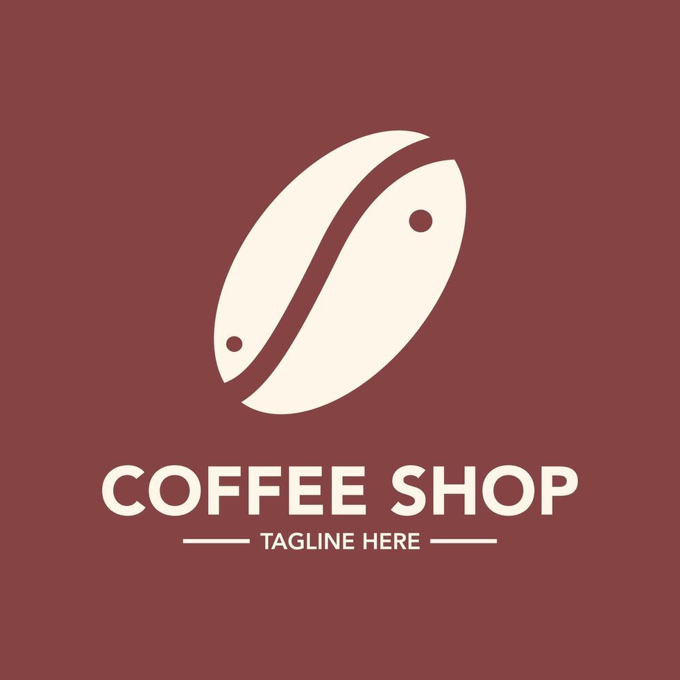Coffee shop logo design template symbol design vector