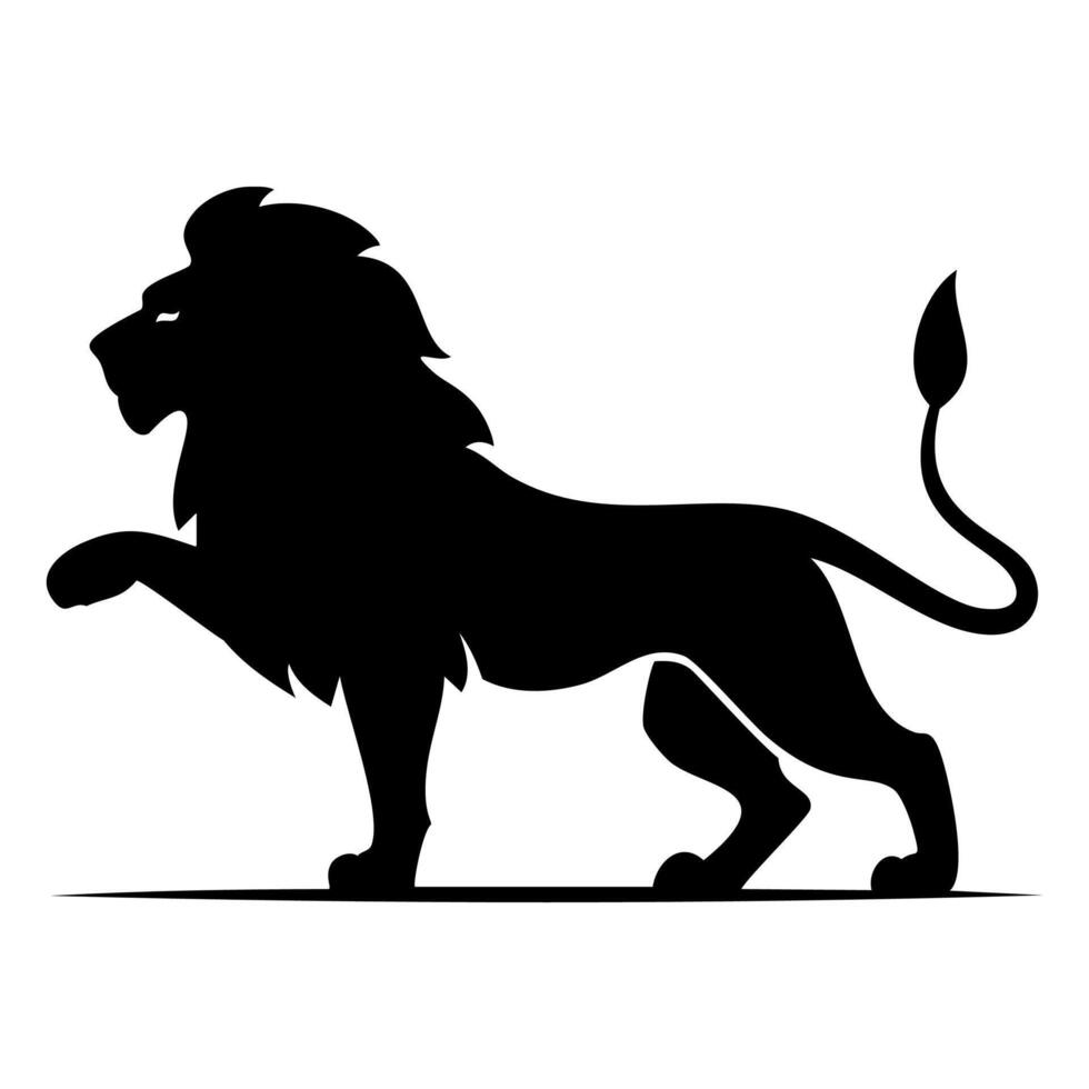 Lion silhouette design vector