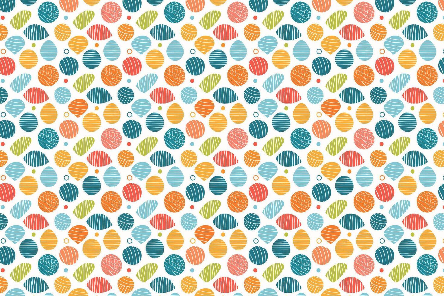 A colorful pattern with circles and dots vector