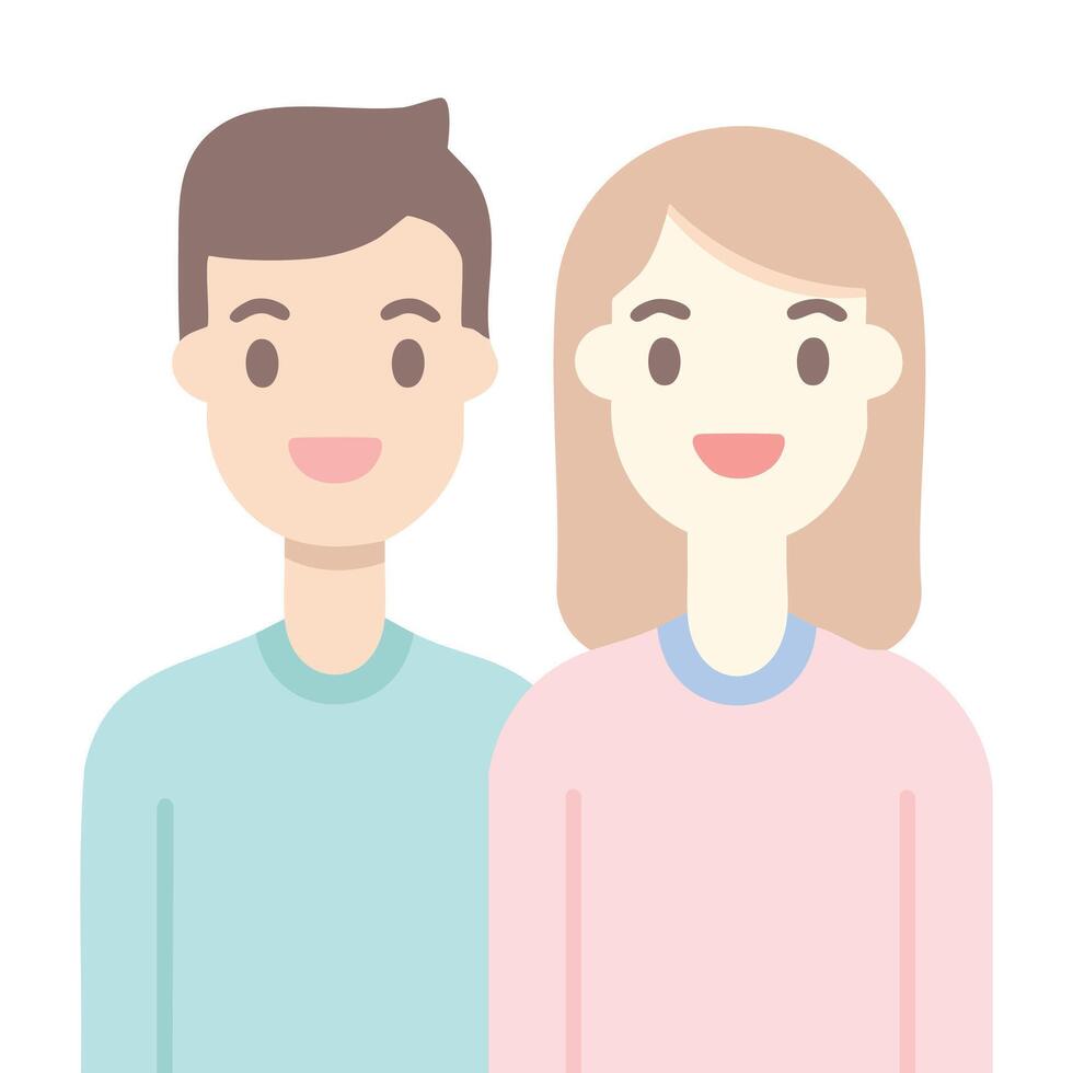 Couple in love illustration vector