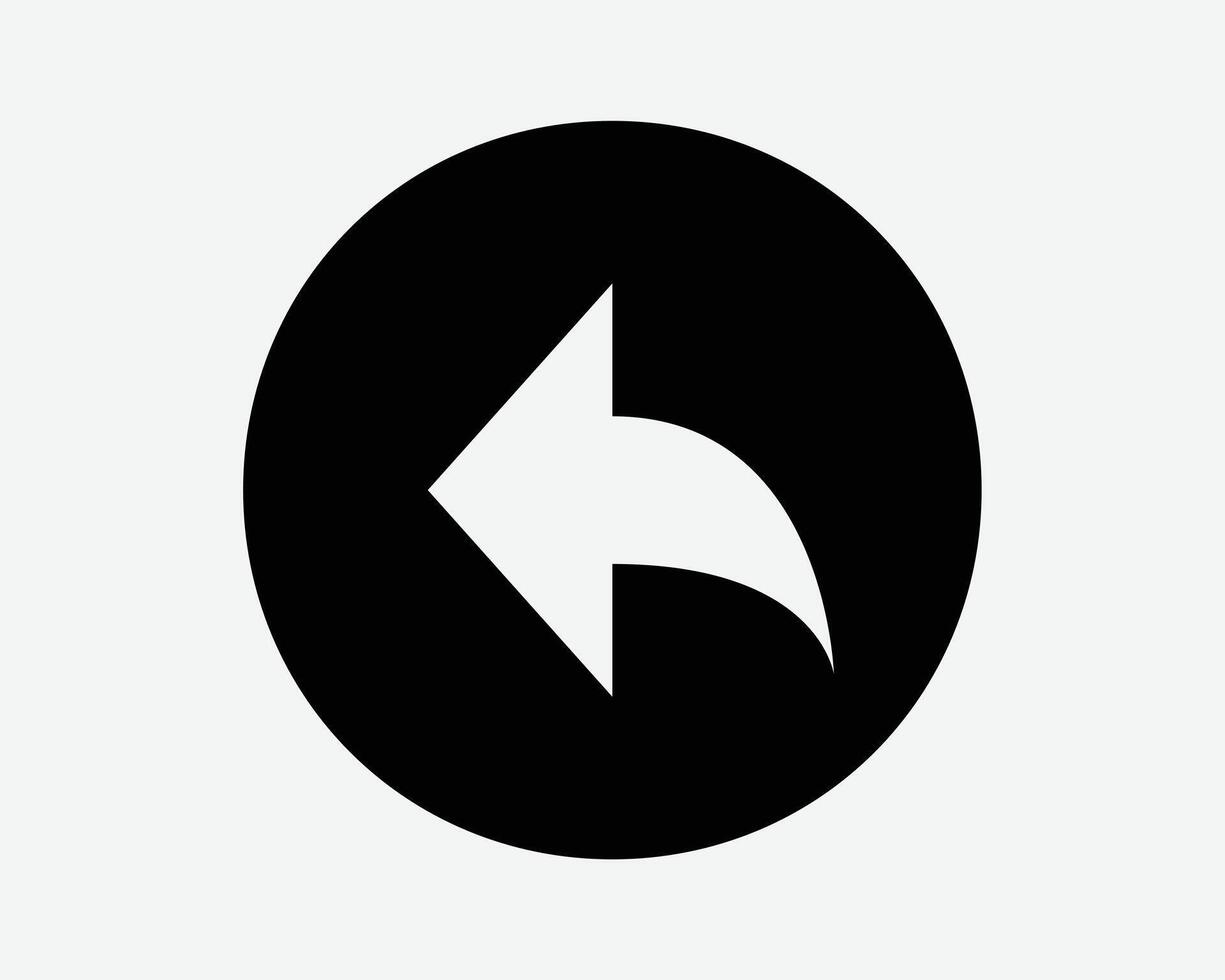 Back Reply Arrow Point Pointer Reverse Backwards Before Previous Next Page Behind Left West Side Black White Icon Sign Symbol Graphic Illustration vector