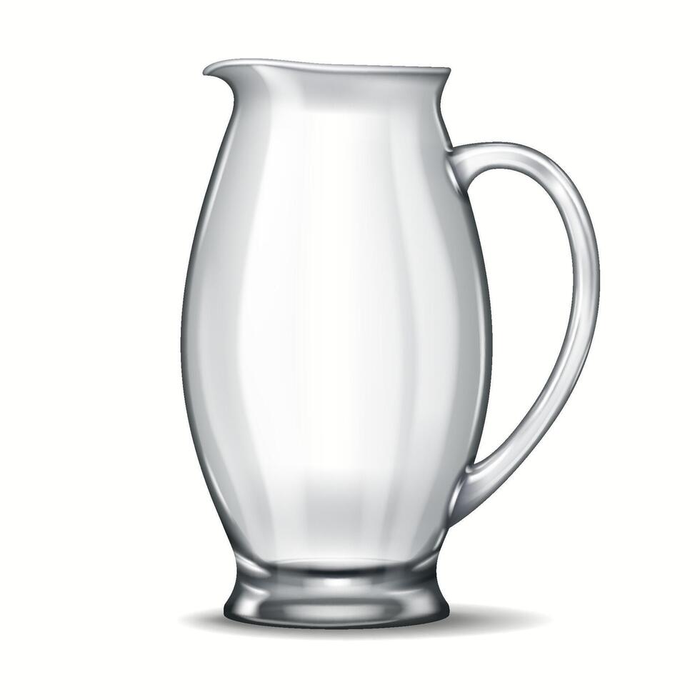 A detailed 3D rendering of a luxurious glass decanter with a unique footed base, giving it a refined and upscale aesthetic. Ideal for branding, digital illustrations, and luxury presentations. vector