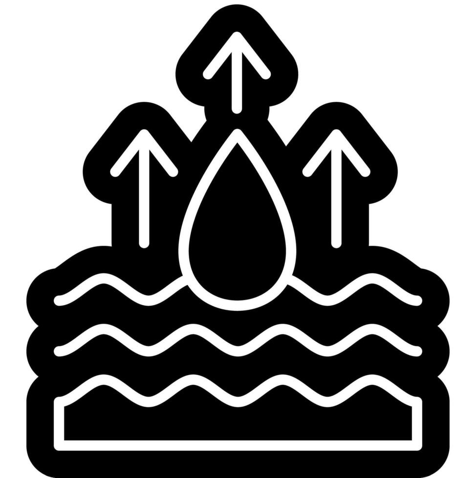 water cycle condensation solid icon vector