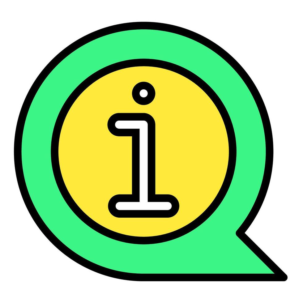 illustration of FAQ information vector