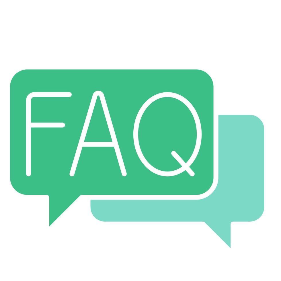 FAQ service support illustration vector