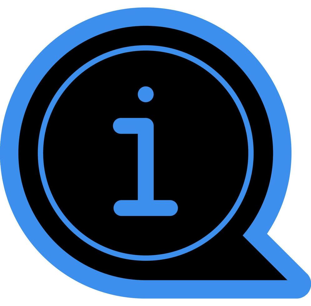 FAQ information solid colour icon vector