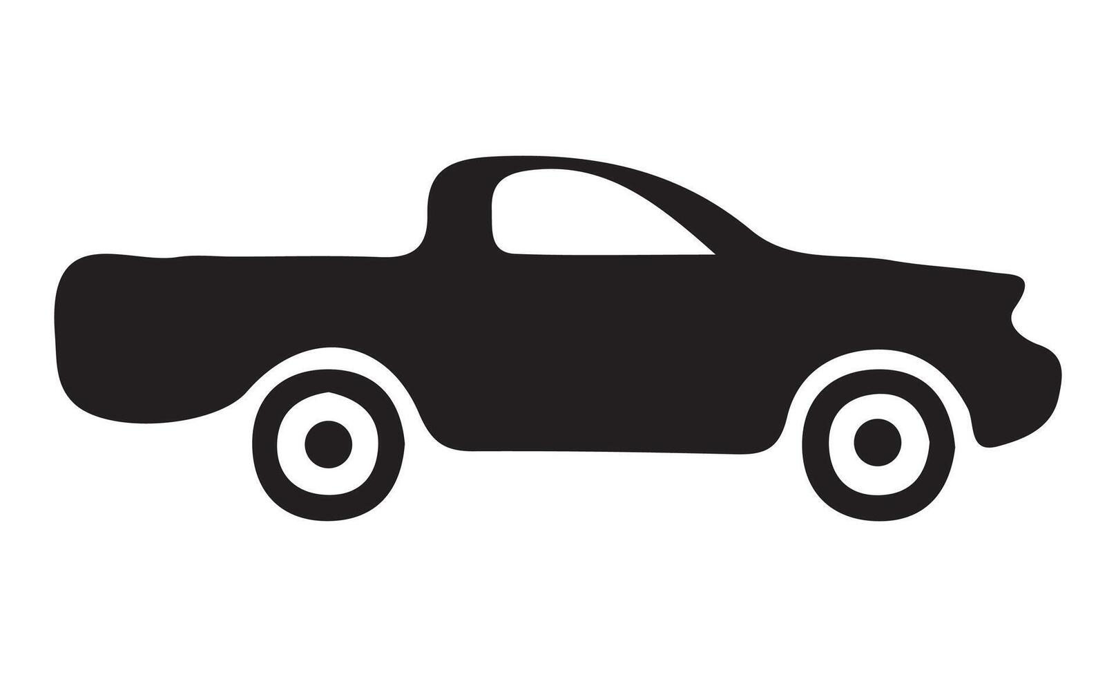 car sharing, or delivery concept icons. Flat style vector