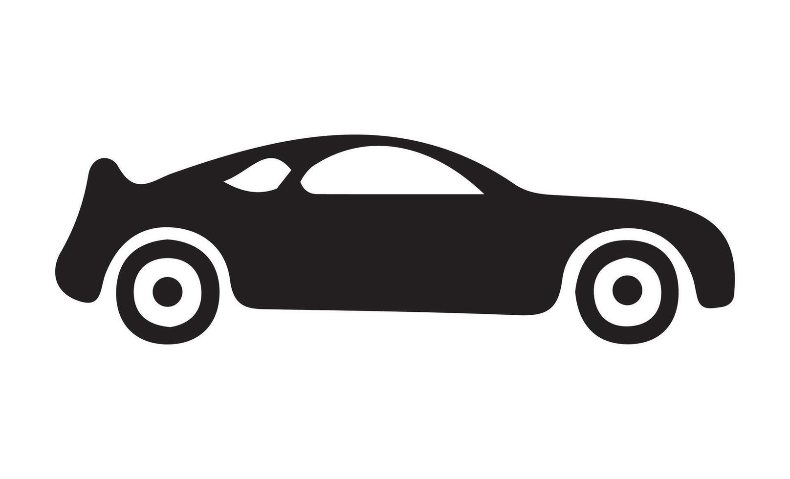 Car silhouette icon. vector