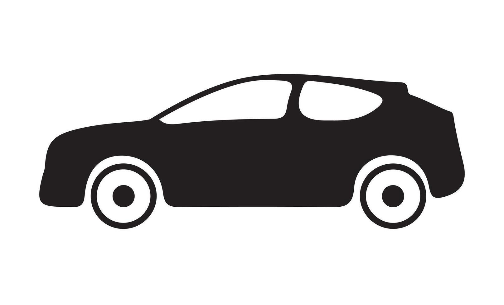 Car icon. Car icon on a white background. illustration vector