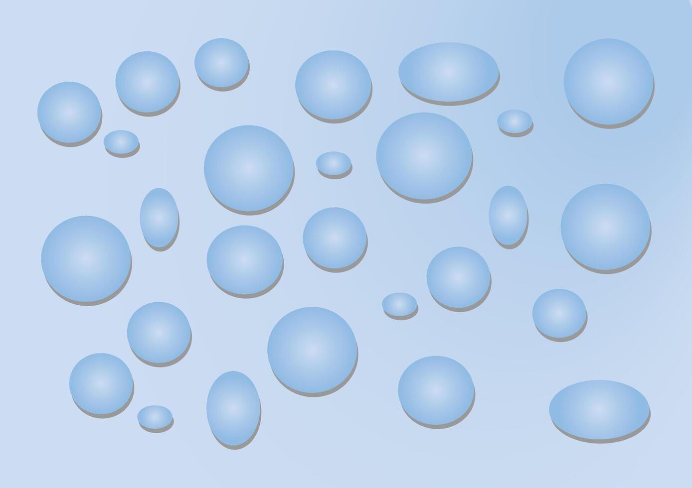 Blue water drop background vector