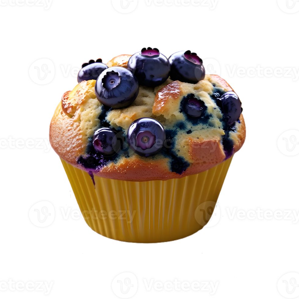 Blueberry Muffin Sweet Treat Baked Pastry png