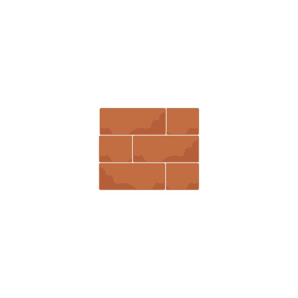 A brick wall with a white background vector