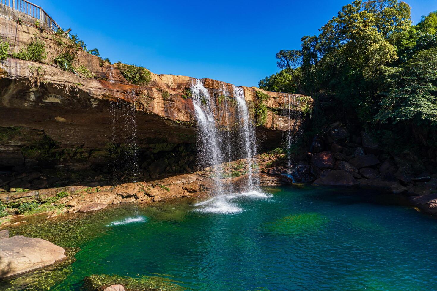 Krang Shuri Waterfalls, Krang Suri Rd, Umlarem, Meghalaya, India, Most beautiful Falls in Meghalaya photo