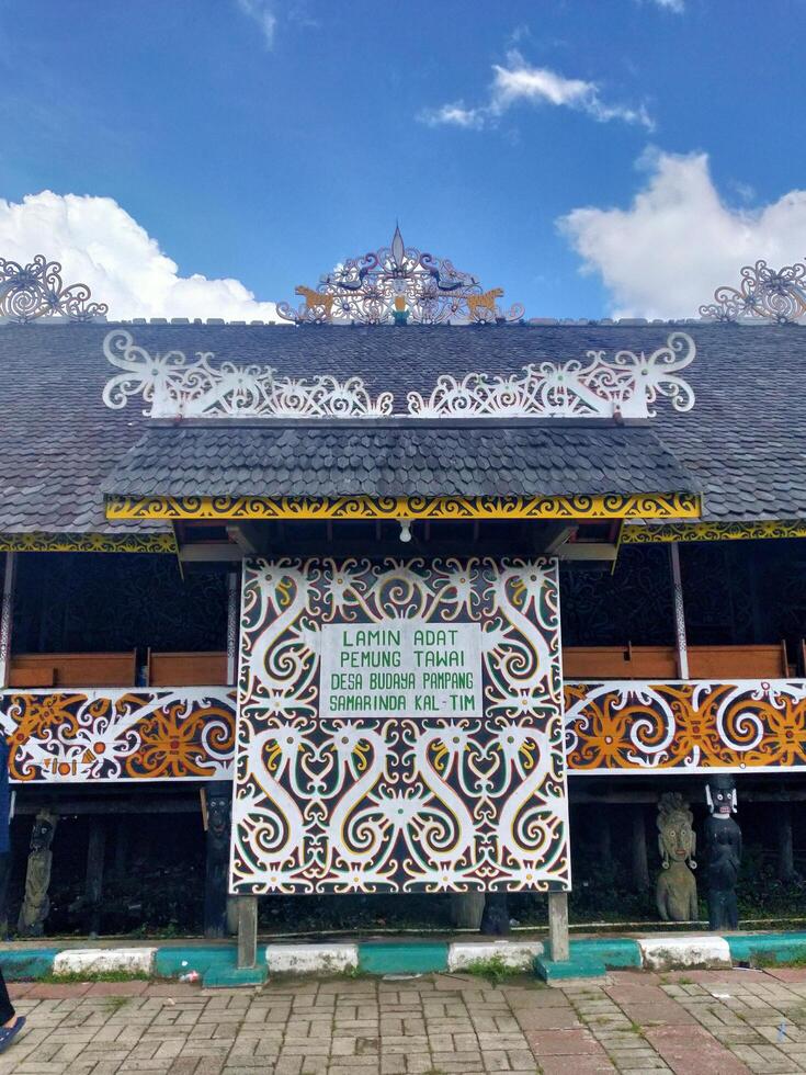 Kalimantan, Indonesia May 6 2024 Photo of Kalimantan Traditional House