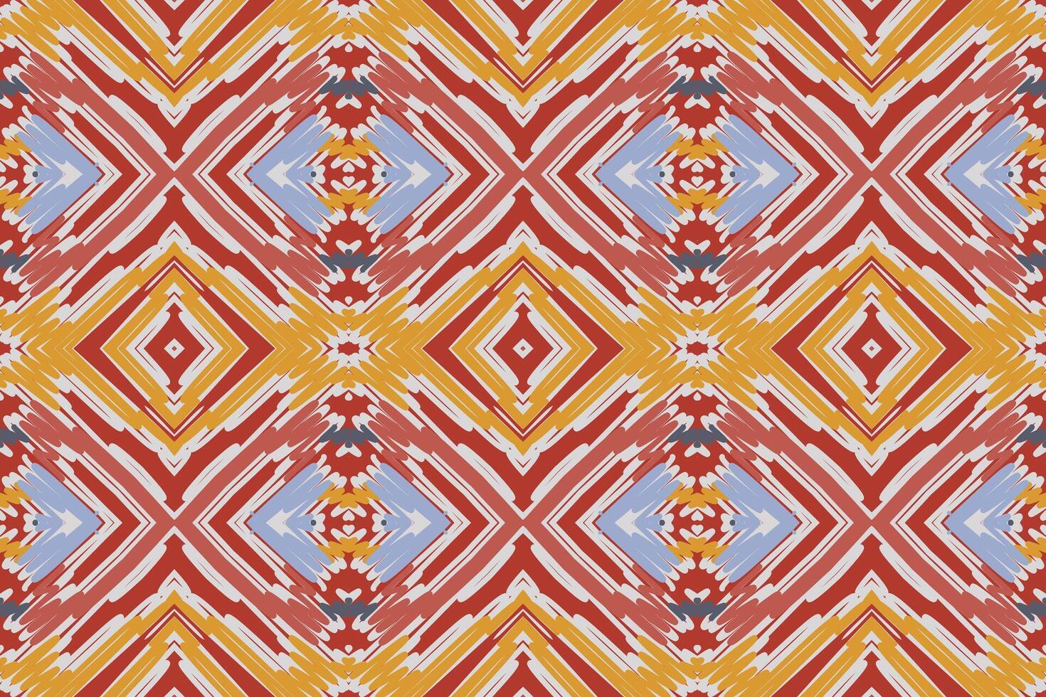 Plazo pattern Seamless Native American, Motif embroidery, Ikat embroidery Design for Print tapestry floral kimono repeat pattern lacing spanish motif vector