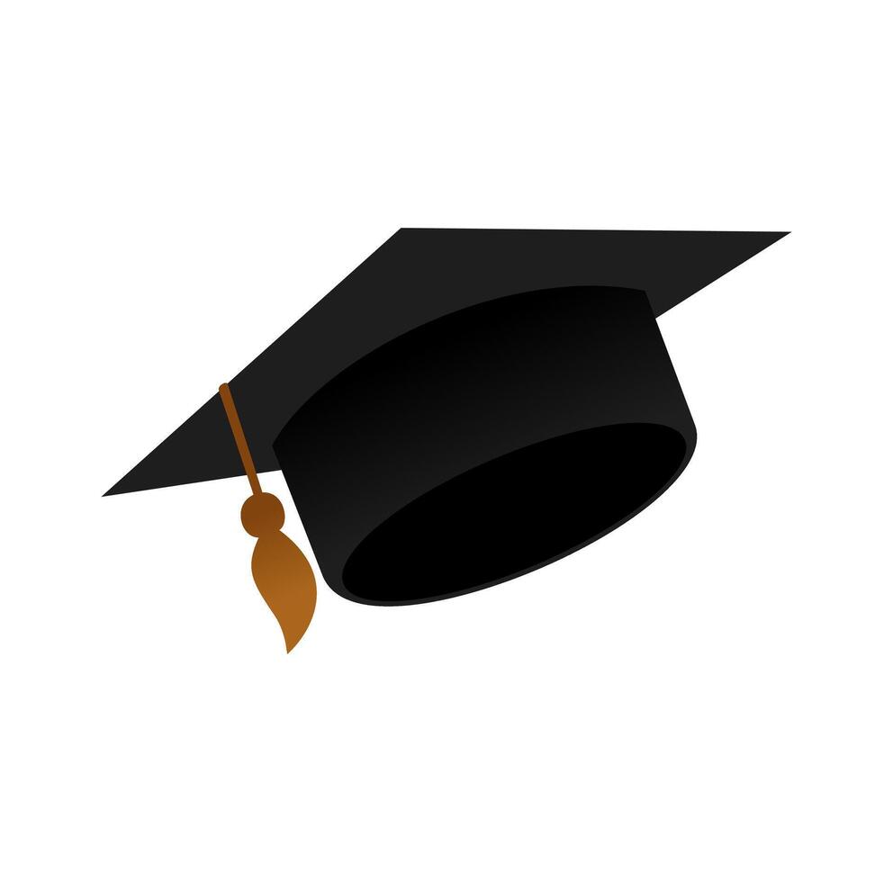 Square Academic Cap Design Illustration vector