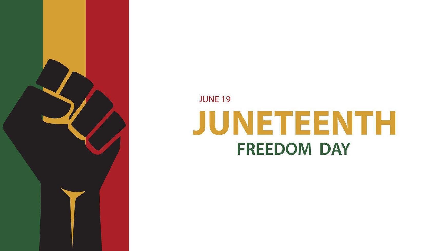 Juneteenth abstract background design,freedom day vector
