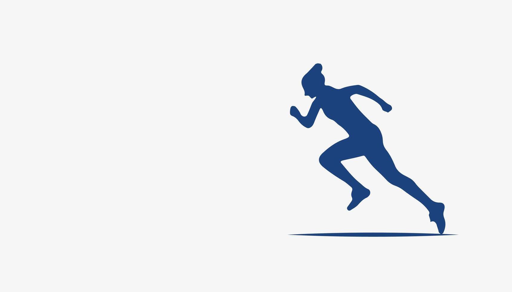 Graphic Runner Silhouette Art. Runner Graphic. Motivational Concept. Extreme Outdoor Sports. Successful or Complete Achievement. Sprinter Competition. illustration vector