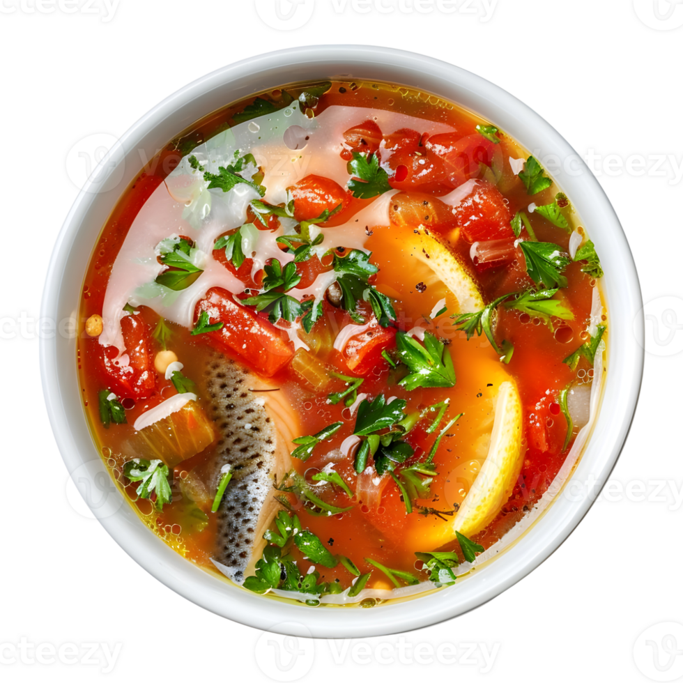 Spicy lemon grass soup Mackerel ,Tom Yam on Transparent Background png