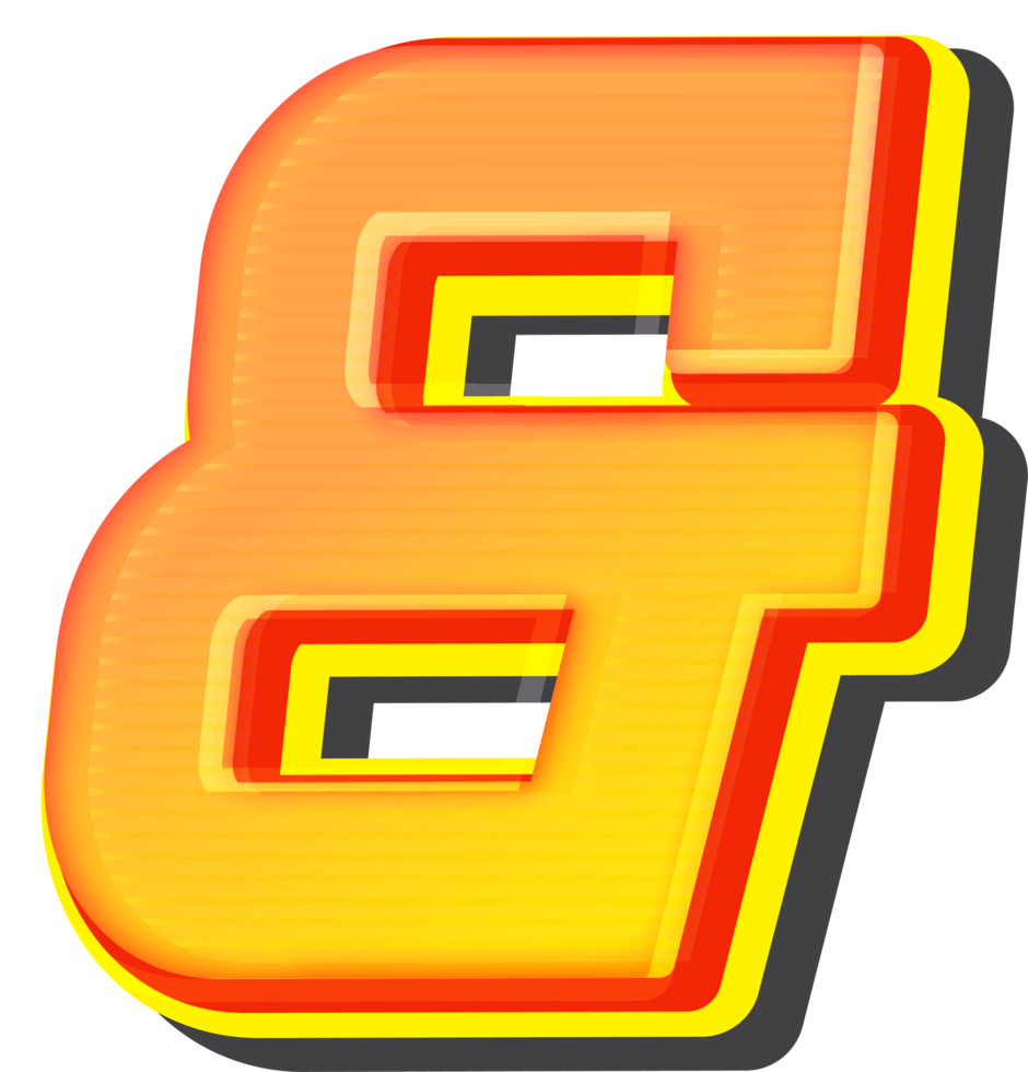 And, Technology 3D Font Alphabet png